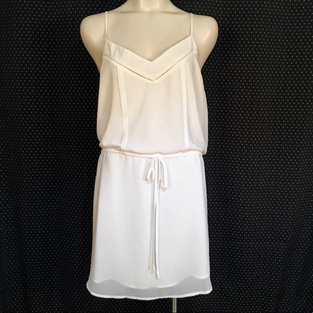Like New Naked Zebra Sheer White Festival Dress